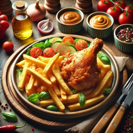 Chicken & Chips | Haja's Kitchen